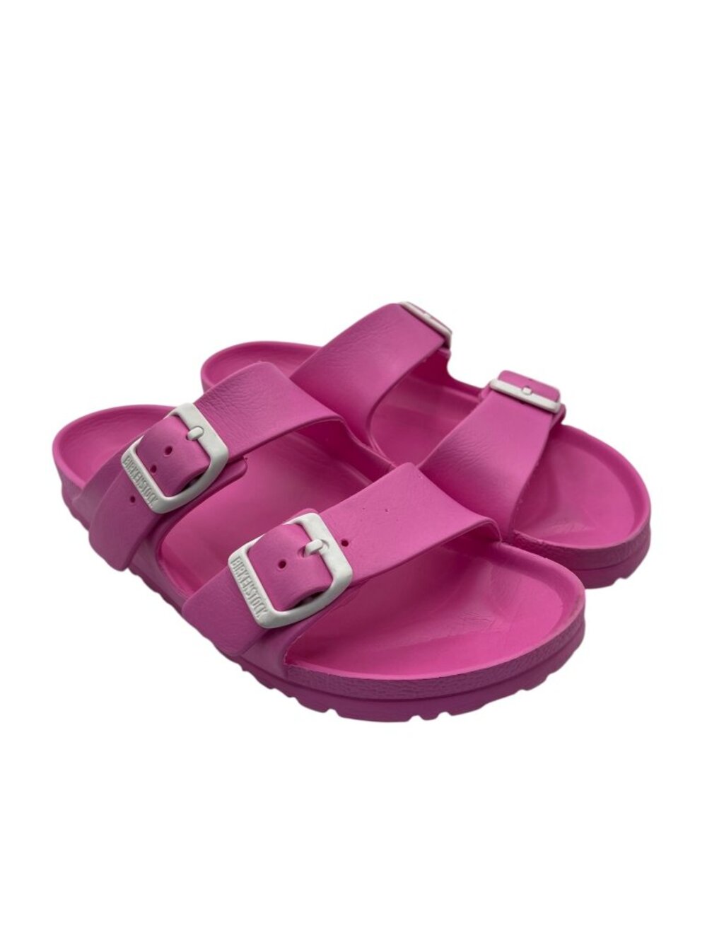 Birkenstock Arizona Essentials EVA Sandal Pink Rubber Size 6 regular width - Picture 2 of 6